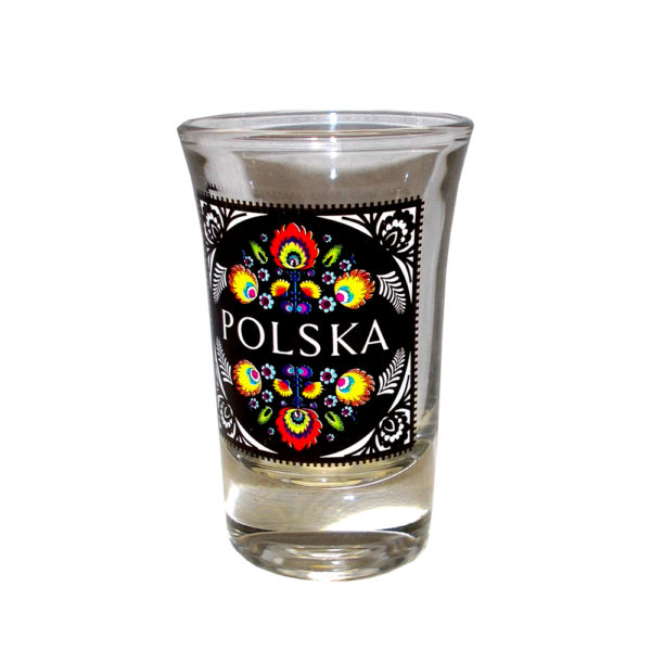 Verre à vodka folklore