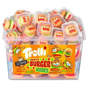 Trolli Burger bonbon gélifié en forme d'hamburger